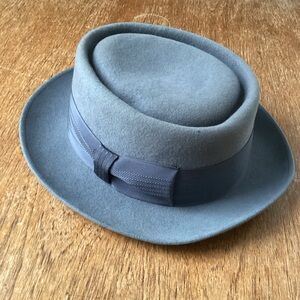 Vtg Classic 1990s SUPERCRAFT Jorden Pork Pie Hat, Retro Mod Jazz Style